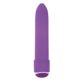 7 Function Classic Chic Purple Mini Vibrator 4.25 Inch with Velvet Soft Coating BULLETS
